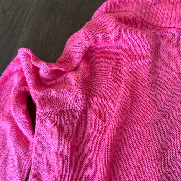 Lilly Pulitzer Amalie Cardigan Pink M - Picture 7 of 7